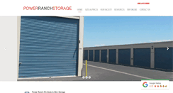 Desktop Screenshot of powerranchstorage.com
